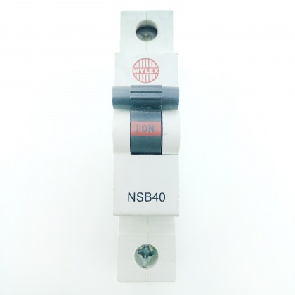 Wylex NSB40 Red Clip B40 40A 40 Amp MCB Circuit Breaker Type B
